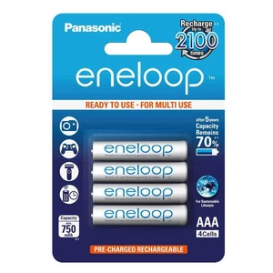 Panasonic Eneloop Rechargeable 800mAh (Min. 750mah) AAA 4 Pack - Imagen 1 de 1