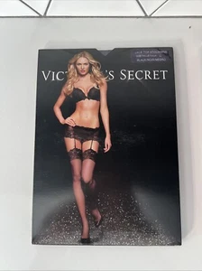 Victorias Secret Lace Top Stockings Sz C Black - Picture 1 of 2