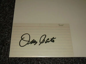 Jerry Pate signed 3x5 card PGA Golf US Open Winner - Picture 1 of 1
