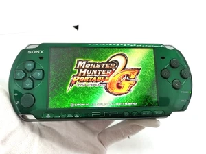 PSP 3000 Green Sony w/Box&Charger PlayStation Japan Tested  [Region Free ] - Picture 1 of 14