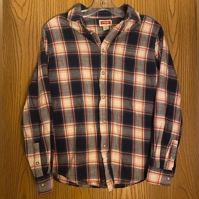 Рубашка в клетку на пуговицах Wrangler для мальчиков - Изображение 1 из 4