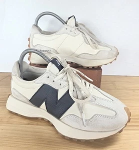 New Balance 327 Moonbeam With Outerspace White Cream Navy Uk 5 - Picture 1 of 12