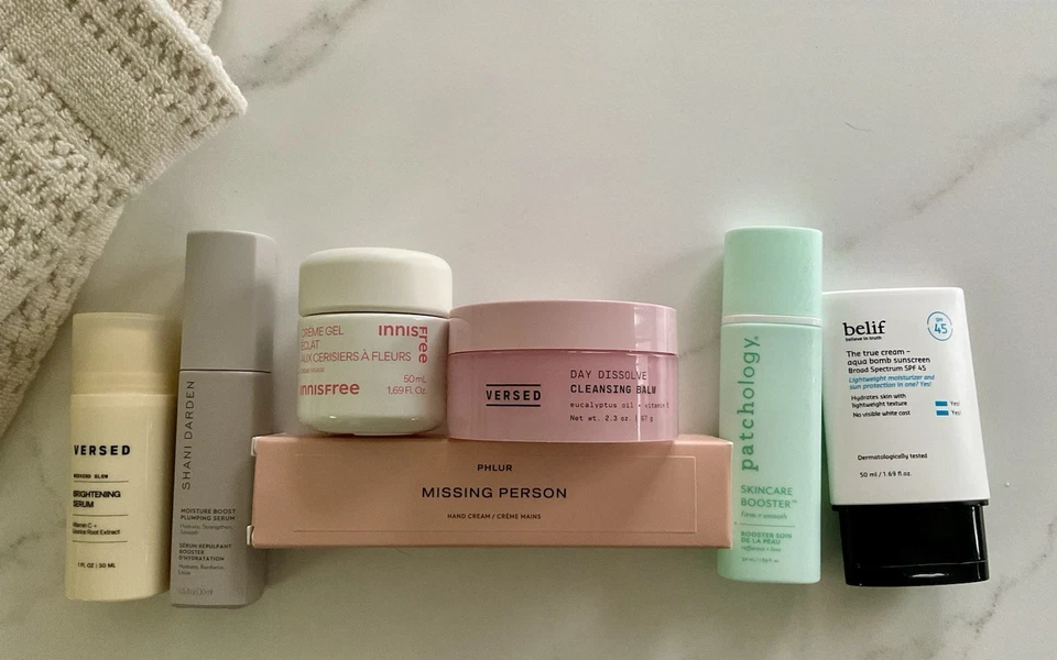 Nuevo en caja✨Paquete de 7 piezas para el cuidado de la piel/Flur/ShaniDarden/belif/Patchology/Versed/InnisFree Foto 1 de 4