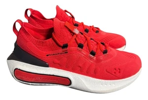 Under Armour Phantom 4 Utah Utes Zapatos Unisex M 9/W11 Rojo Negro Amarillo - Imagen 1 de 13