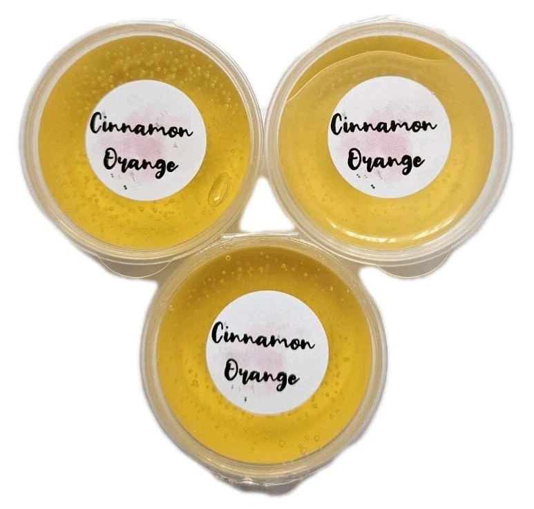 3x  Cinnamon Orange - Gel Wax Melts - HIGHLY SCENTED - Jelly Wax Melts - Image 1 of 1