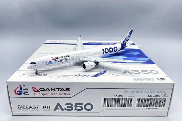 Abas para baixo JC4AIR0101A JC Wings A350-1000 modelo 1/400 F-WMIL Airbus - Imagem 1 de 1
