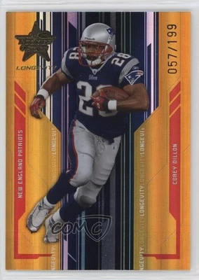 Leaf Rookies & Stars Longevity Gold 2005/199 Corey Dillon #55 Foto 1 de 3