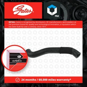 Radiator Hose fits VAUXHALL CORSA C 1.3D Upper 03 to 07 Coolant Gates 1337696 - Picture 1 of 2