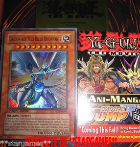 YU-GI-OH! DRAGON AUX YEUX BLEUS RAYONNANTS MOV-FR001 NEUF ED LIMITEE + 2 BONUS - Picture 1 of 1