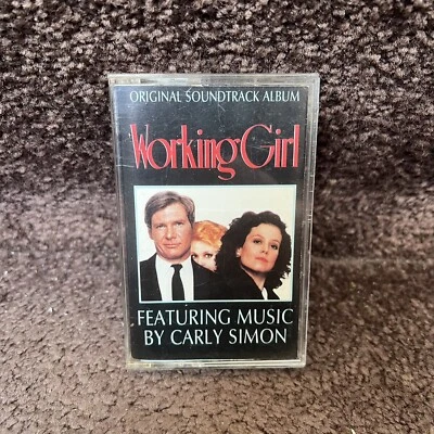WORKING GIRL SOUNDTRACK CARLY SIMON CASSETTE Harrison Ford Sigourney Weaver - Image 1 of 4