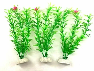 (pacote com 14) 8" decoração artificial de plástico para plantas de aquário - Frete rápido! - Imagem 1 de 2