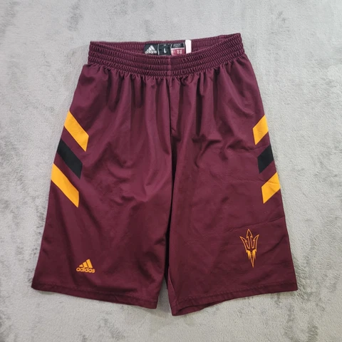 Adidas NCAA Arizona State Sun Devils Basketball Shorts Player Issue Men's L Cover