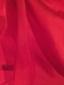 Pure Silk 100% Silk Georgette Chiffon Fabric 44” wide by YARD Sewing Christmas - Picture 1 of 2