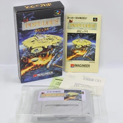 POPULOUS Super Famicom Nintendo 2666 sf - Image 1 of 4
