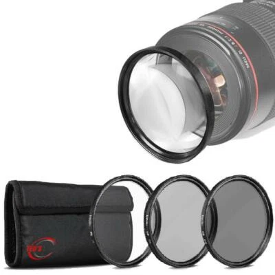 52mm UV, CPL, ND Lens Filter Kit for Canon 40mm f/2.8 and 24mm f/2.8 STM Lenses - Image 1 of 2