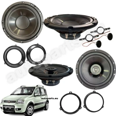 Kit 6 Casse Altoparlanti Anteriori e Posteriori per Fiat Panda (169) dal 2003 - Image 1 of 4