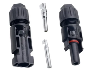 PV Solarstecker für MC4 Verbinder Steckverbinder Kabel 4mm² 6mm² IP67 1000V 30A - Bild 1 von 18