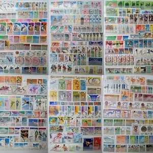 Colección mundial de estampillas deportivas como nuevas - cada lote: 100 juegos de muchos países - Imagen 1 de 8