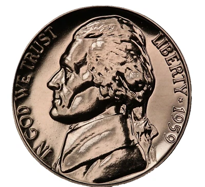 1959 Gem Proof Jefferson Nickel - FAST FREE SHIPPING ***FRESH FROM PROOF SETS*** - Image 1 of 4