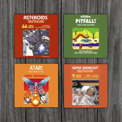 Juegos Arcade Posavasos Regalo para Jugadores - Sala de Juegos - Posavasos para Bebidas (Hecho en EE. UU.) Foto 1 de 4