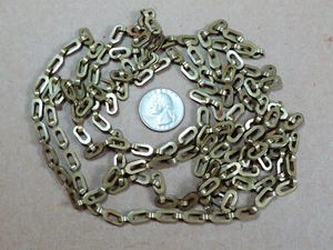 Vintage 6ft Brass Safety Plumber's Chain - Picture 1 of 2