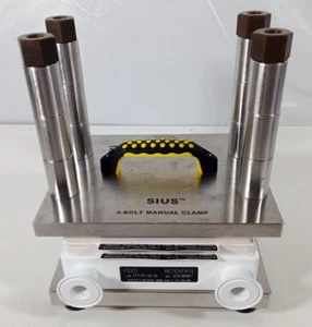 Repligen SIUS 4-Bolt Manual Clamp TSPDI-4BMC Tangenx w/Filter Plate TFP75-SE16 - Picture 1 of 6