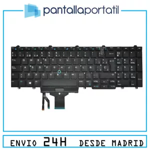 Repuesto Teclado español para Dell LATITUDE E5550 E5570 5580. PRECISION 3510 ... - Imagen 1 de 1