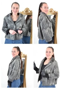 A4571 Breitschwanz Persianer Jacke Pelzjacke Pelz Broadtail Persian Lamb Jacket - Bild 1 von 24