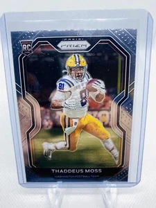 2020 Prizm Thaddeus Moss Base Rookie Card Washington #386 RC BENGALS INVEST MINT - Bild 1 von 8
