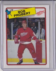 1988-89 OPC Bob Probert Rookie Detroit Red Wings RC 88-89 - Foto 1 di 2