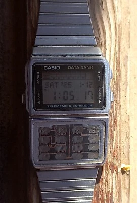VINTAGE CASIO DBC-610 MODULO 676 Y BANCA DATI tastiera mancante - Immagine 1 di 2