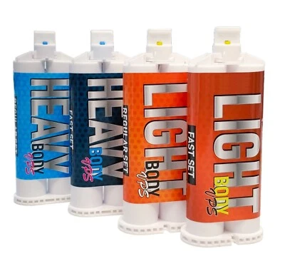 Dental VPS Impression Material Light/Heavy Body - Fast/Regular Set Alginate PVS - Image 1 of 4