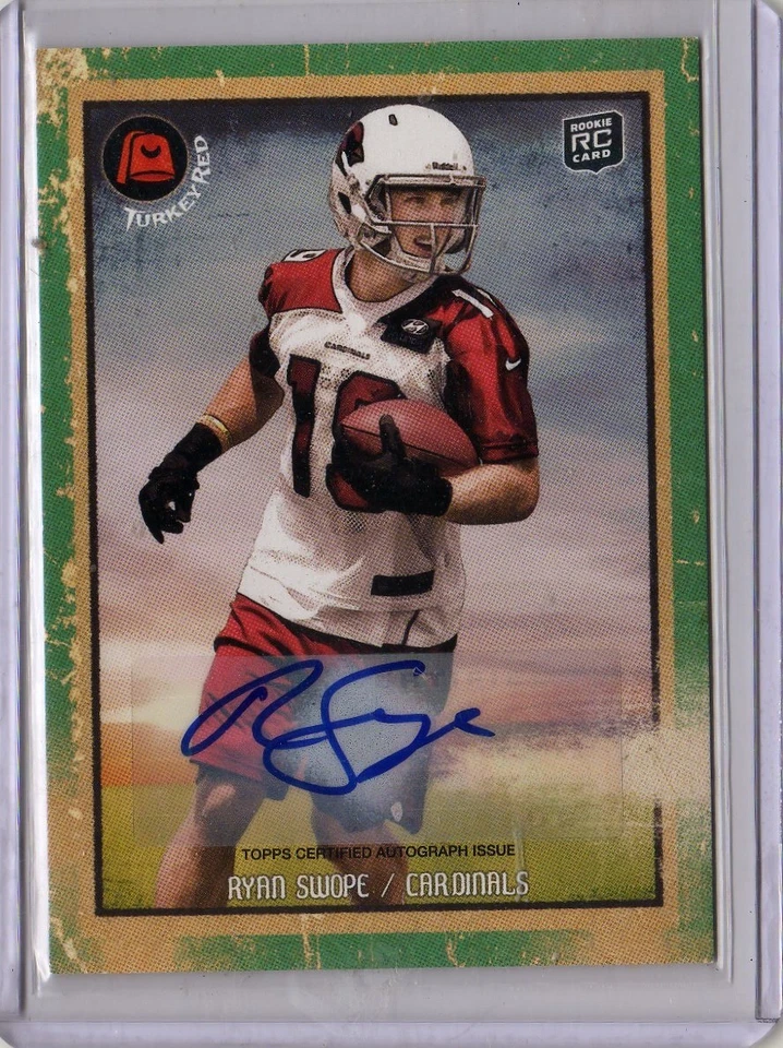 #8/10 (ONLY 10) 2013 TOPPS TURKEY RED AUTO AUTOGRAPH RYAN SWOPE RC  - Image 1 of 1