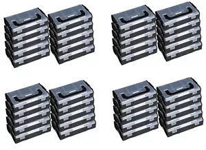 40 Stück SORTIMO Systembox L-BOXX Mini anthrazit Deckel Transparent - Bild 1 von 5