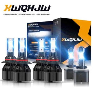 For Chevy Silverado 1999-2002 Tahoe 2001-2006 LED Headlights + Fog Lights Set - Picture 1 of 11