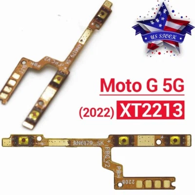 Para Motorola Moto G 5G Original Botón de Volumen de Alimentación Flex Cable Cinta OEM XT2213 Foto 1 de 4