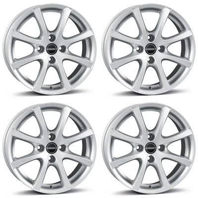 4 Jantes Borbet LV4 5.5x15 ET35 4x98 SIL pour Citroën Nemo - Photo 1/4