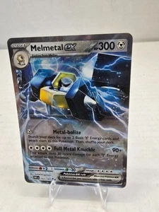 Pokémon Card Melmetal ex 153/197 Obsidian Flames Ultra Rare Holo - Free Shipping - Picture 1 of 3