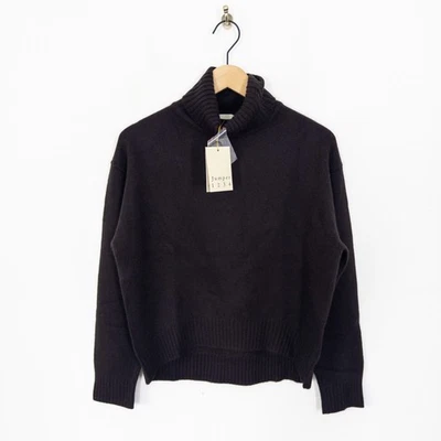 Jumper 1234 Oversized Cashmere Roll Neck Jumper Size 1 UK 6 8 Brown NEW RRP £299 - Image 1 of 4