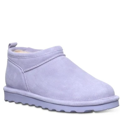 Bearpaw Super Shorty Women's 12 Persian Violet Suede Pull On Ankle Boots JOBB552 - Image 1 of 4