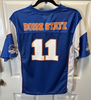 Boise State Broncos Jersey, #11 Blue, Unsized, Youth Or Women’s Small, No Tags - Image 1 of 4