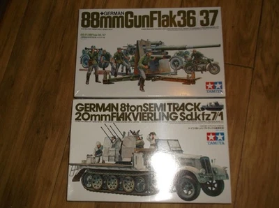 2 NEW TAMIYA 1:35TH SCALE WWII GERMAN MILITARY TANKS & VEHICLES #10 - Image 1 of 3
