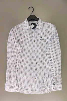 ⭐ Lerros camicetta per uomo taglia 50, M punteggiato bianco di cotone ⭐ - Immagine 1 di 4