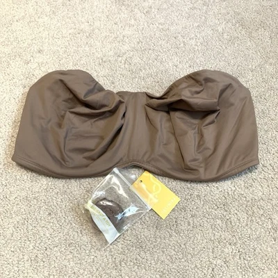 DELIMIRA Minimizer Brown/Purple Strapless Bra NWT Size 40G - Image 1 of 4