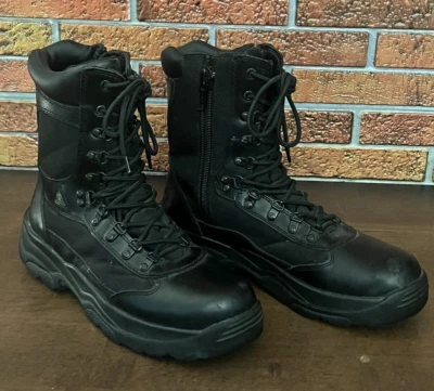 Botas negras impermeables Rocky 8" Fort Hood cremallera lateral para hombre talla 10,5 M FQ0002149 Foto 1 de 4
