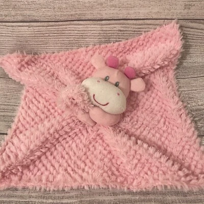 Baby Essentials Pink Cow Lovey Manta de seguridad de juguete Foto 1 de 2