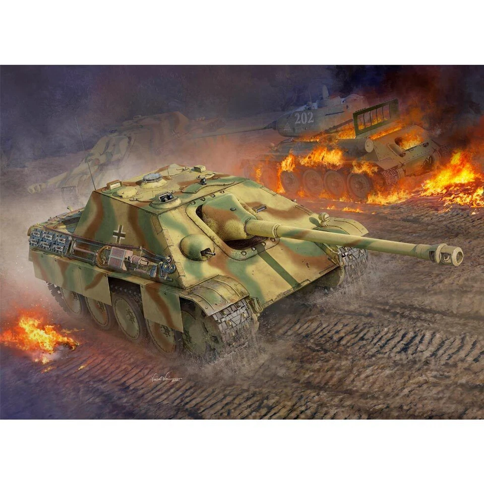 Trumpeter 1:16 Sd.Kfz 173 Deutsches Jagdpanther späte Version Modellkit (00935)