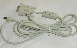 Cable firewall serie 9 PIN hembra a 3 PIN - 7 pies - gris - Imagen 1 de 2
