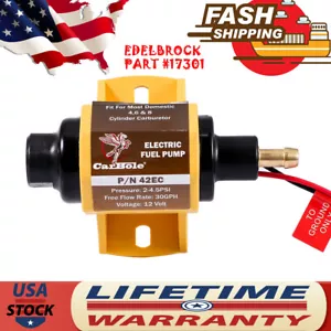 Universal 17301 Micro In-Line Electric Fuel Pump Max Gas/E85 38 GPH 7 PSI US - Picture 1 of 11