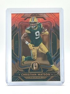 2023 Gold Standard Christian Watson Blue SP /75 Green Bay Packers